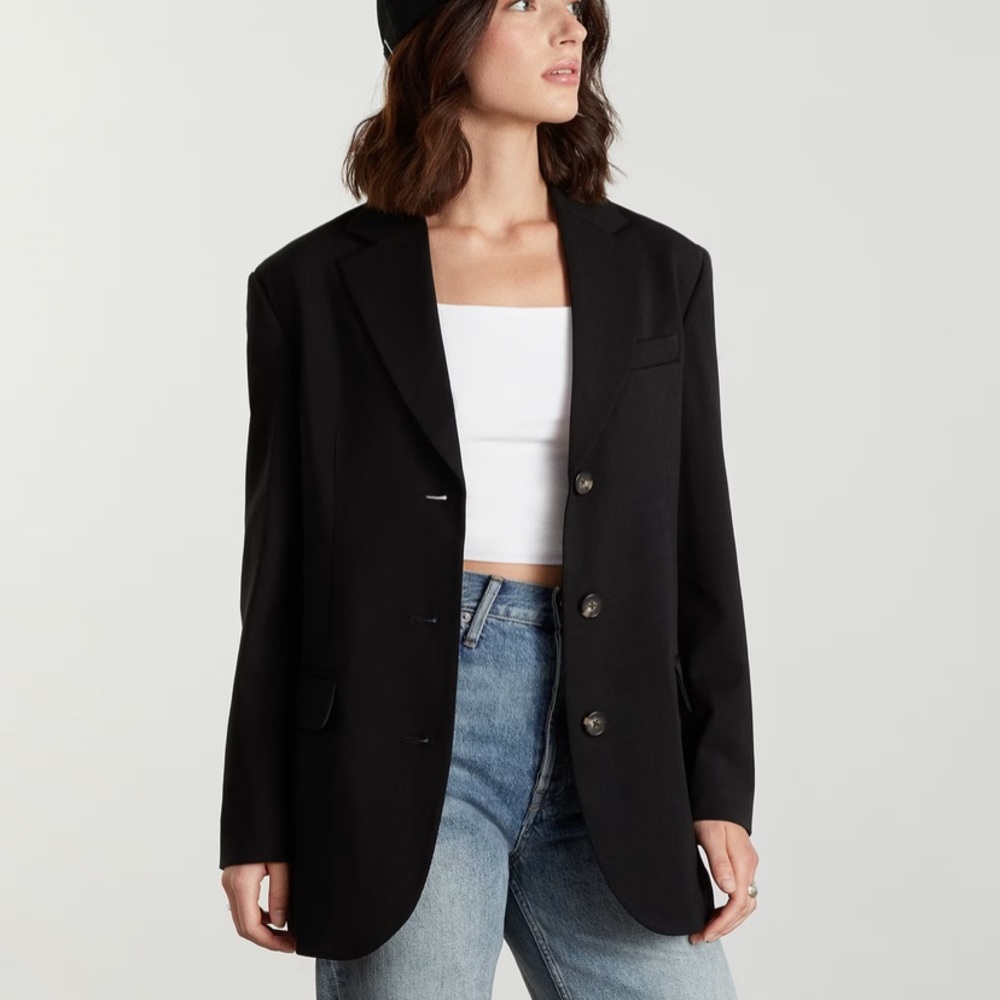Everlane Black 80’s Blazer